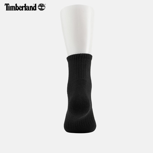 Timberland添柏岚官方中性中筒袜春夏新款舒适透气三双装|A6BEF - 图0