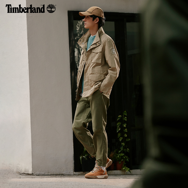 Timberland添柏岚官方男装冲锋夹克24春新款户外防水防风|A427F - 图0