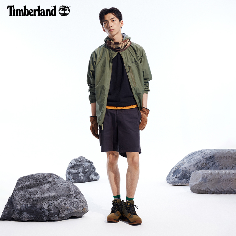 Timberland添柏岚官方男鞋24春新款徒步鞋中帮户外登山耐磨|A6BNN