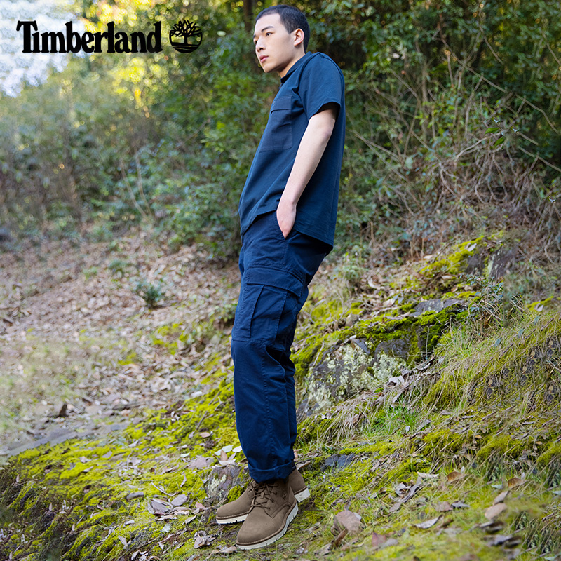 Timberland添柏岚官方男鞋休闲中帮靴城市通勤舒适皮革偏大|A2BGA-图0