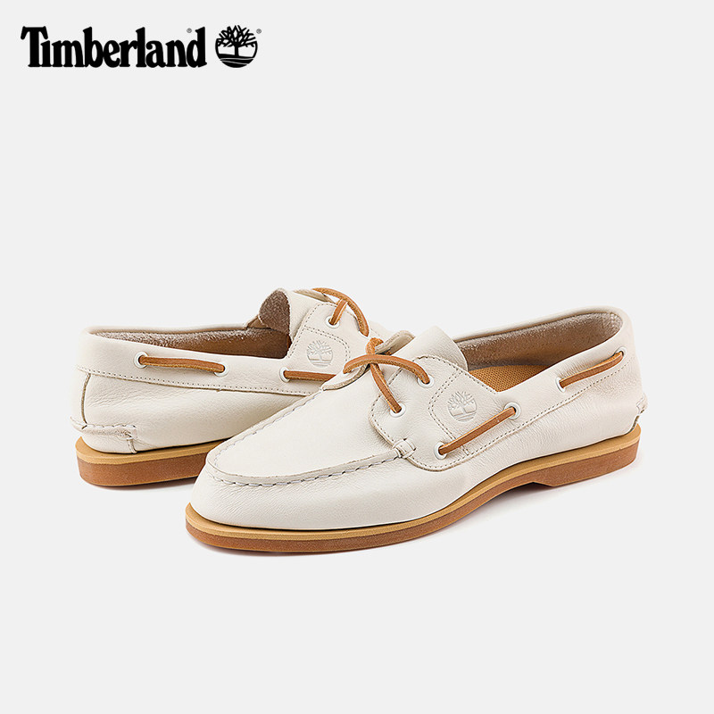 Timberland添柏岚官方女鞋船鞋乐福鞋一脚蹬皮革轻便偏小|A2Q9X,淘宝优惠券,粉丝福利购,淘宝优惠卷