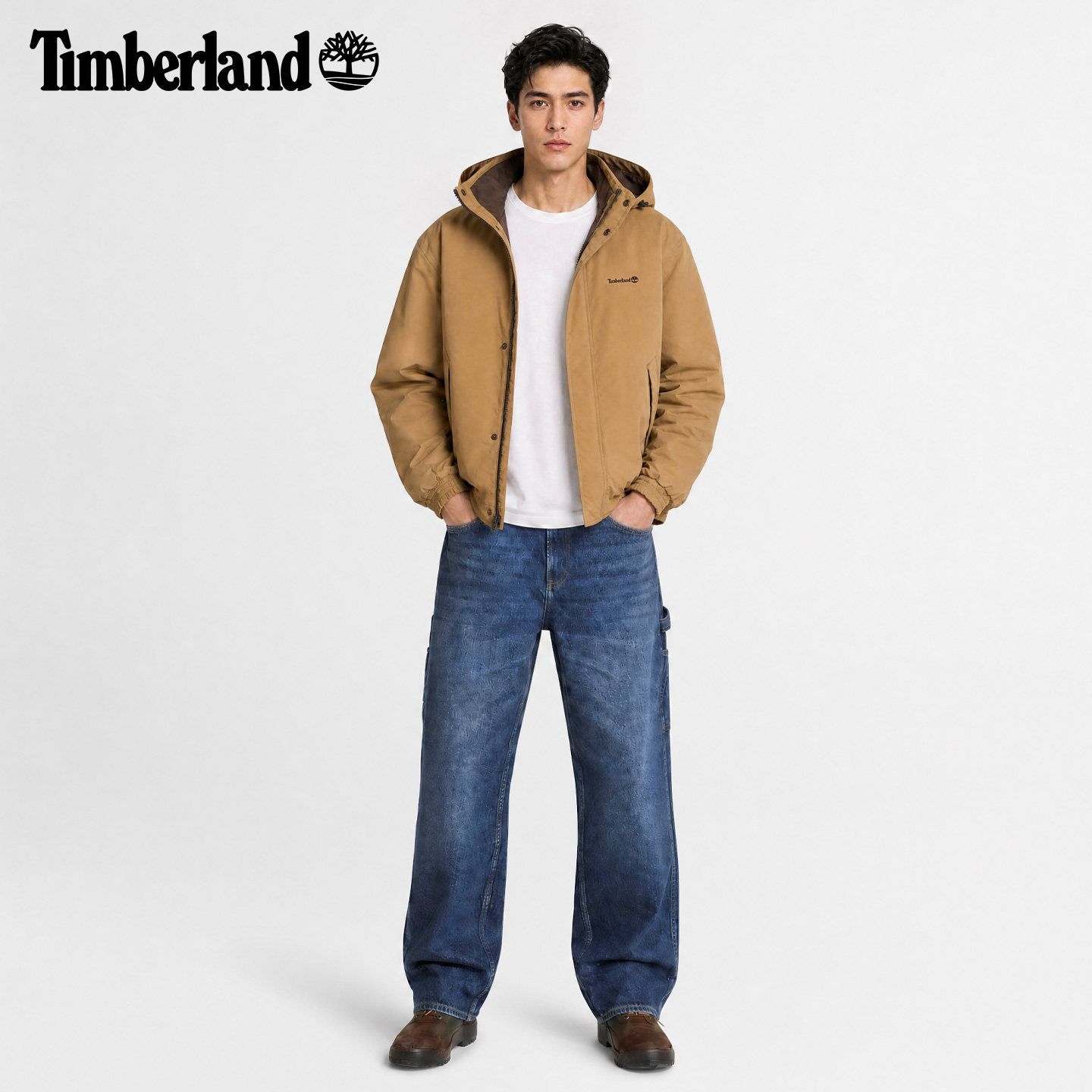 Timberland添柏岚官方男装棉服夹克外套秋冬保暖防水防风|A5SGP 方夹实拍商品图
