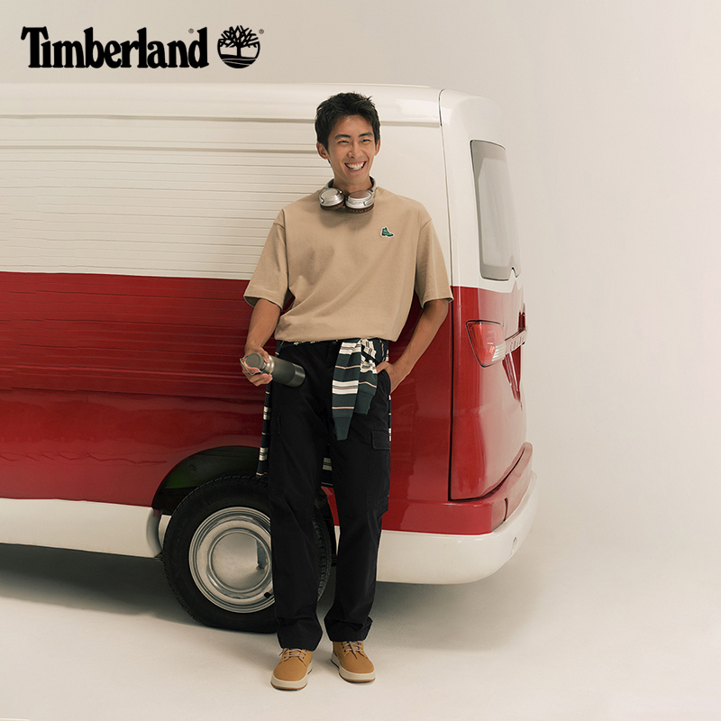 Timberland添柏岚官方男女同短袖T恤夏季舒适宽松加厚A5Z5U