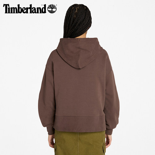 Timberland添柏岚官方女装套头卫衣冬新款户外休闲宽松舒适|A421B - 图0