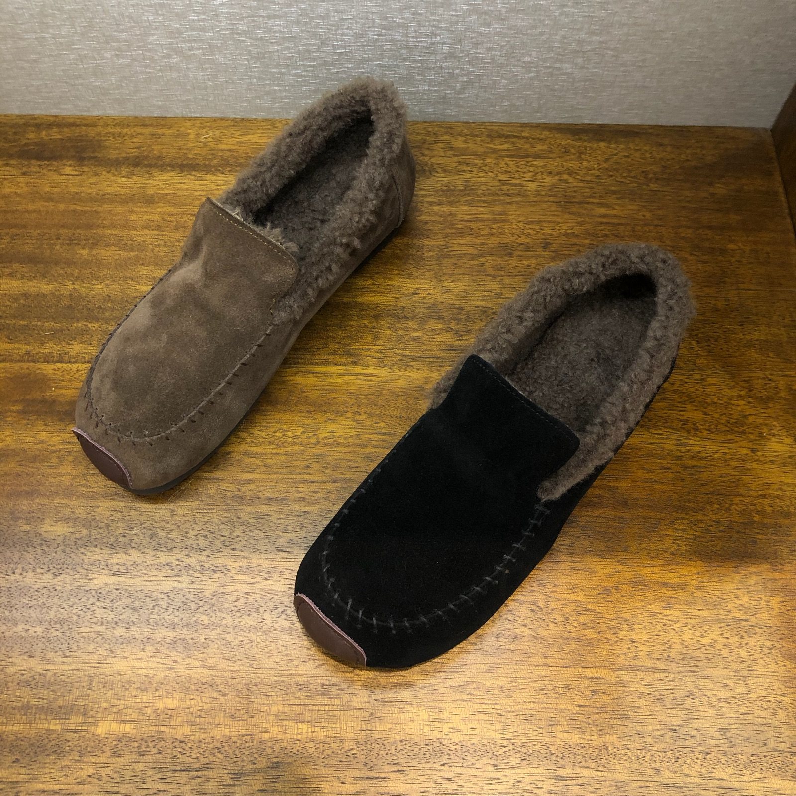 冬季新款纯皮加绒保暖豆豆鞋男真皮软底懒人鞋韩版百搭休闲潮男鞋,淘宝优惠券,粉丝福利购,淘宝优惠卷