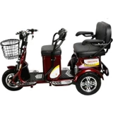 Электрические трициклы для пожилых людей Новые маленькие и пожилые двойные электрические электрические батареи.