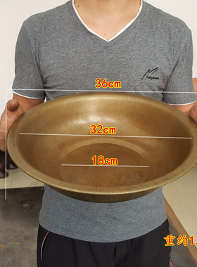纯手工仿古摆放盆铜中国大陆