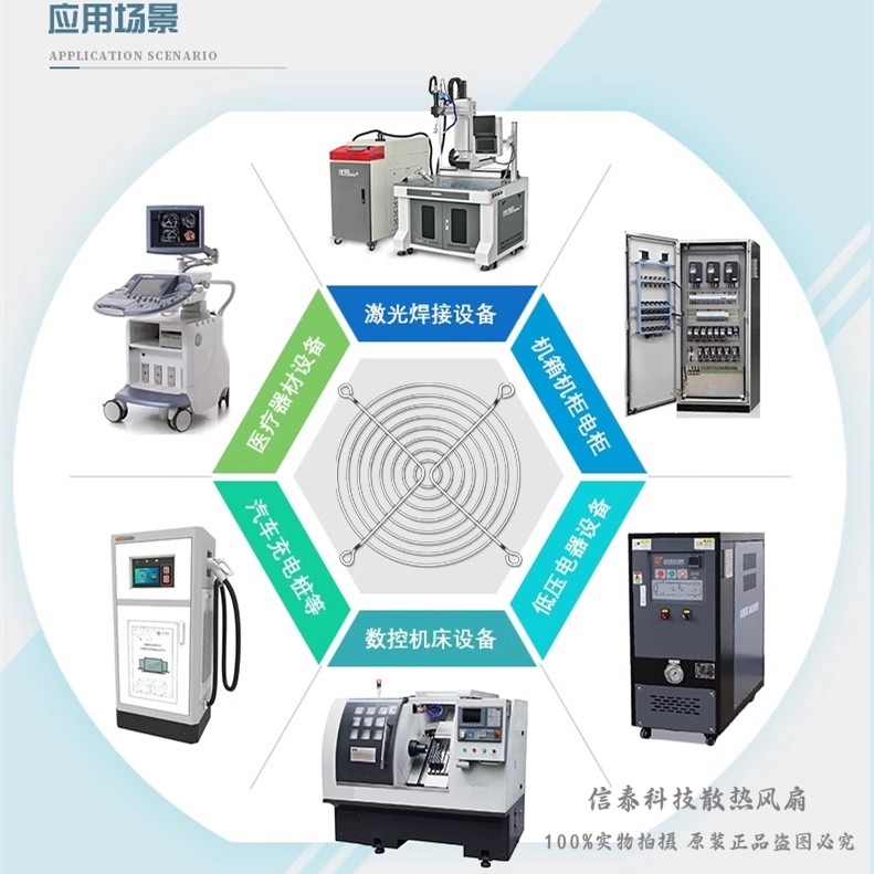 台达dc 12v 24v 4 5 6 7 8 9 12 cm/厘米静音暴力大风量散热风扇 - 图0