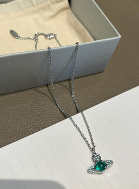 湖蓝色转运珠项链手链转动