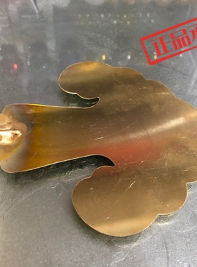㊣步步莲花 黄铜八角铜铃铛风水铜钟挂件