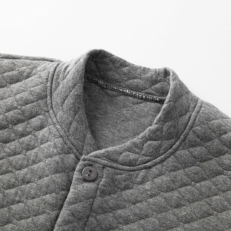 中老年人保暖内衣男单件上衣三层夹棉加厚加绒纯棉开衫套装棉衣冬,淘宝优惠券,粉丝福利购,淘宝优惠卷