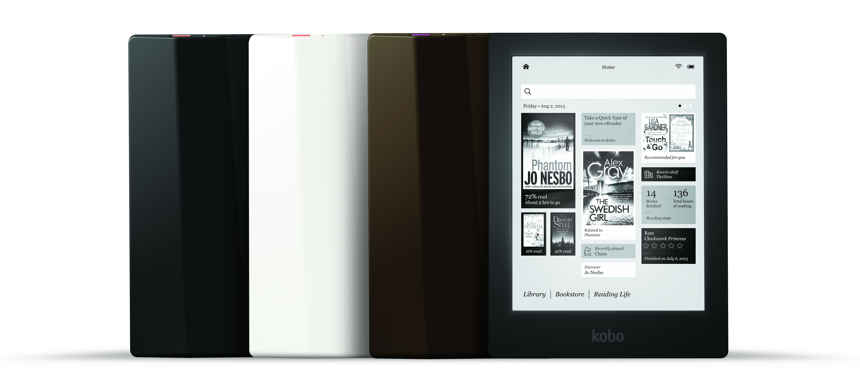 乐天KOBO Aura HD 6.8寸电子书阅读器 Eink 高清1080P带光电纸书 - 图3