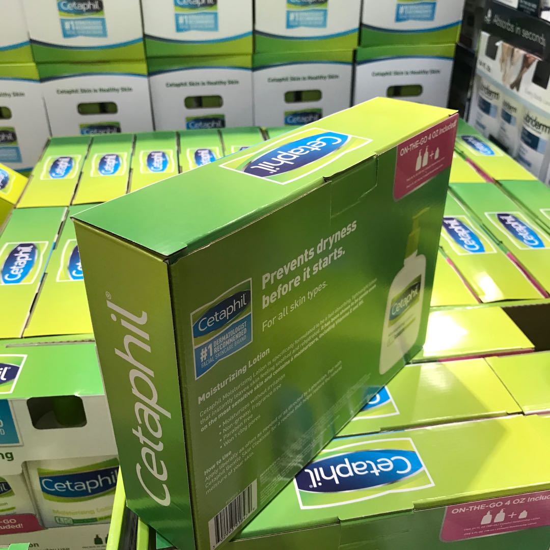 现货美国 Cetaphil/丝塔芙 保湿润肤乳液润肤露家庭套装1瓶