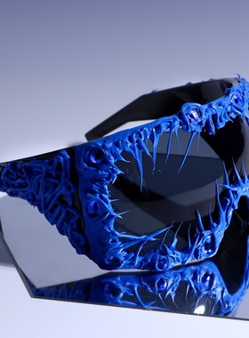 Ciseonik 滴胶万圣节墨镜暗黑小众亚比前卫先锋时尚休闲潮流风