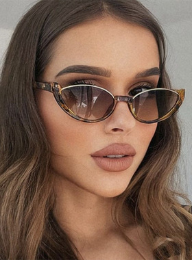 Ciseonik 新款猫眼太阳镜 欧美时尚网红同款眼镜简约前卫墨镜