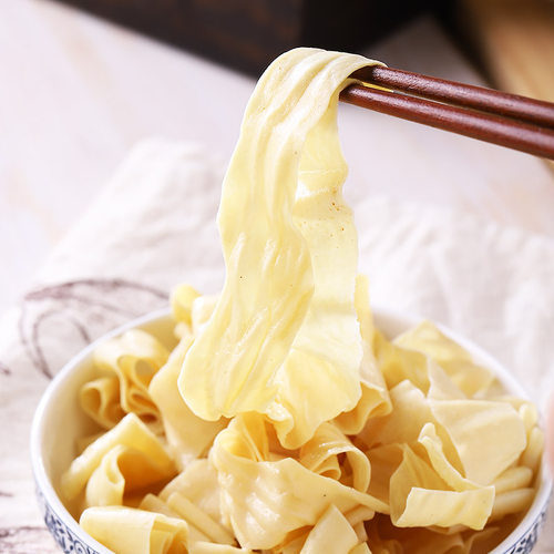 直采天山奇豆鹰嘴豆皮腐竹片纯素食新疆木垒特产 - 图0