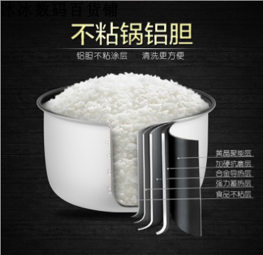 rice cooker electric mini small pot kitchen multi-functional-图0