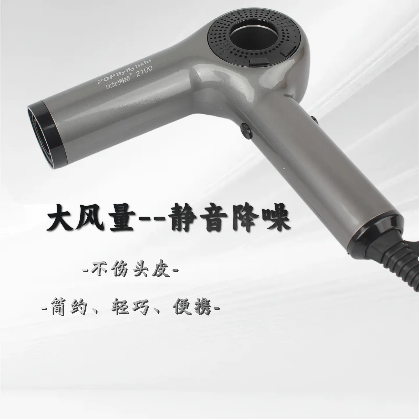 比比丽丝2100负离子无刷吹风机理发店专用护发不伤发轻巧机身家用