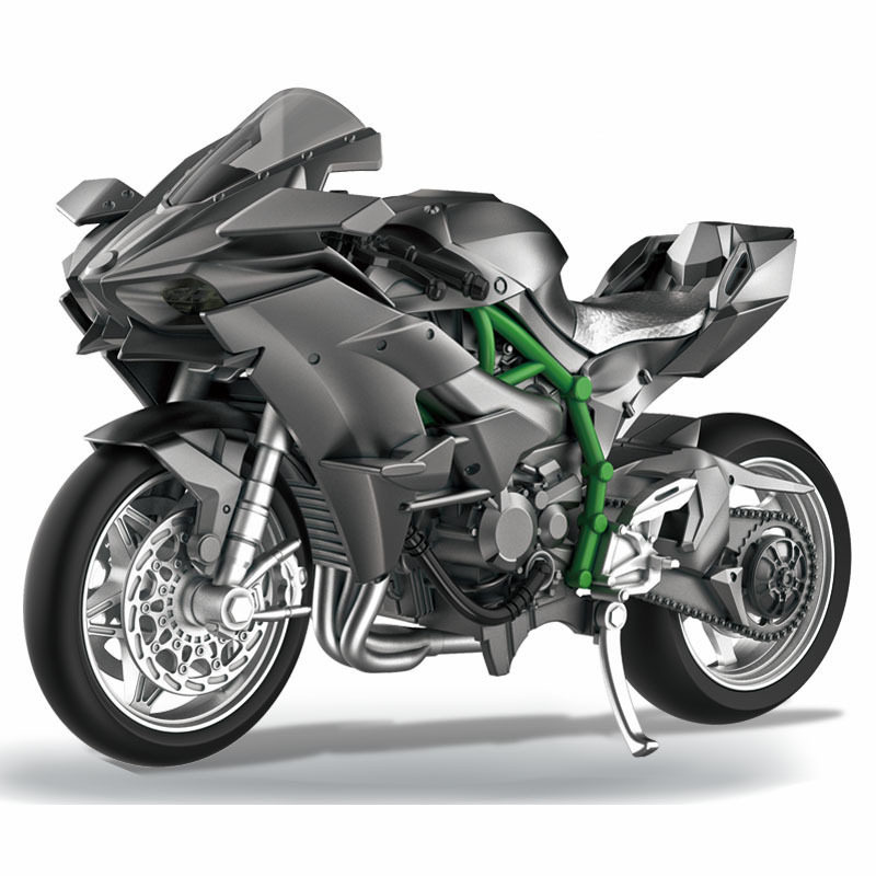 KY80315凯裕合金拼装摩托车模型摆件摩托车滑行男孩声光玩具礼物,淘宝优惠券,粉丝福利购,淘宝优惠卷