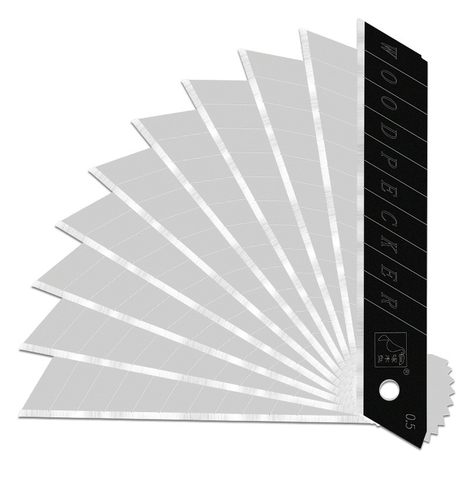 啄木鸟刀片18mm大号美工刀片工业用FD-09B壁纸刀片裁纸办公介刀片 - 图3