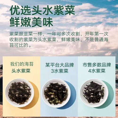 波丽芝麻夹心海苔宝宝无添加罐装儿童零食健康营养即食紫菜碎拌饭 - 图3