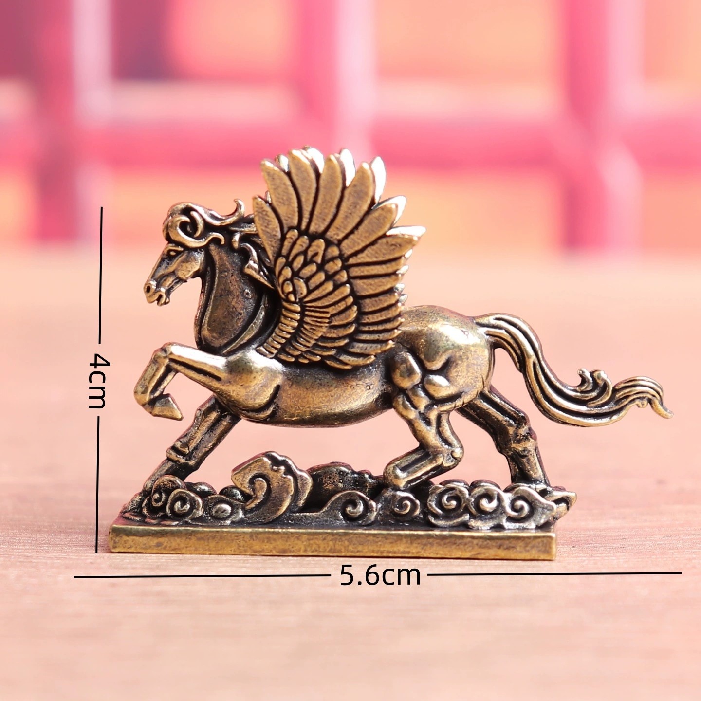 纯黄铜飞马天马实心招米进宝马生肖马复古装饰桌面茶宠工艺品摆件,淘宝优惠券,粉丝福利购,淘宝优惠卷