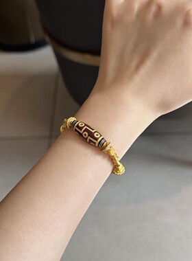 「一眼天珠」天珠手串转运珠藏式民族风玄学复古配饰轻奢高级手链