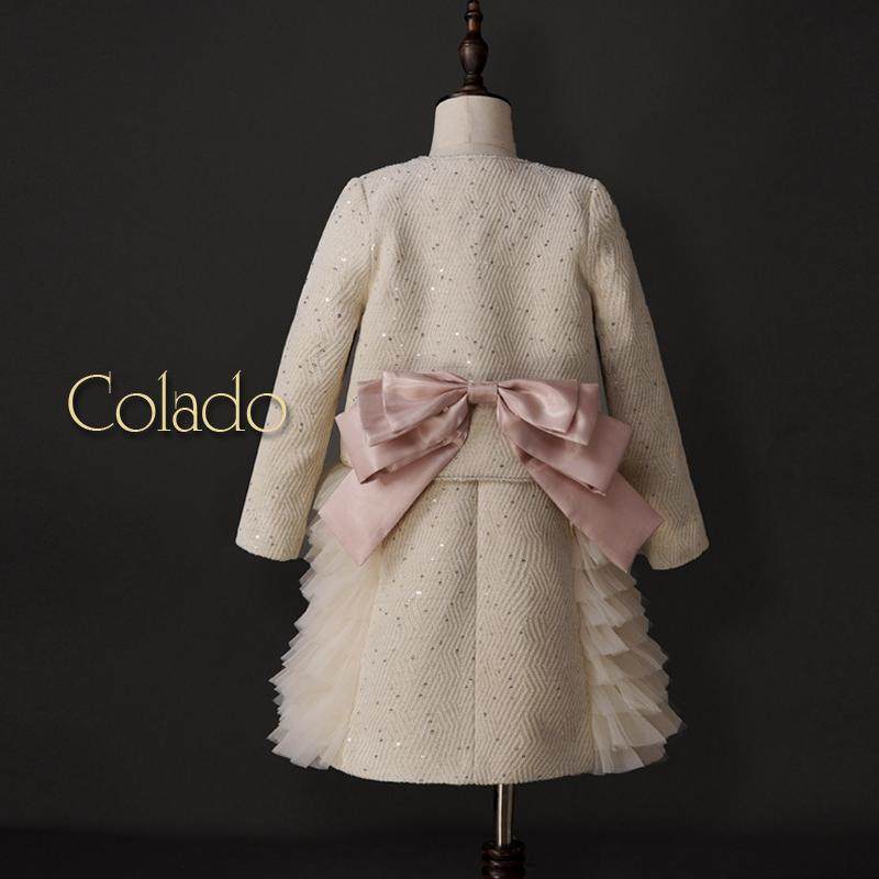 Colado扣诺女童秋冬小香风套装礼服两件套生日公主裙主持人表演装,淘宝优惠券,粉丝福利购,淘宝优惠卷