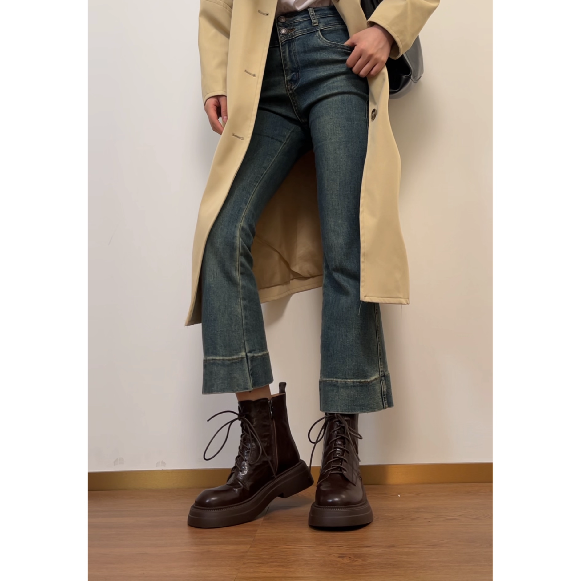 34-42头层羊皮马丁靴！高质感手抓纹复古工艺秋冬显瘦厚底马丁靴,淘宝优惠券,粉丝福利购,淘宝优惠卷