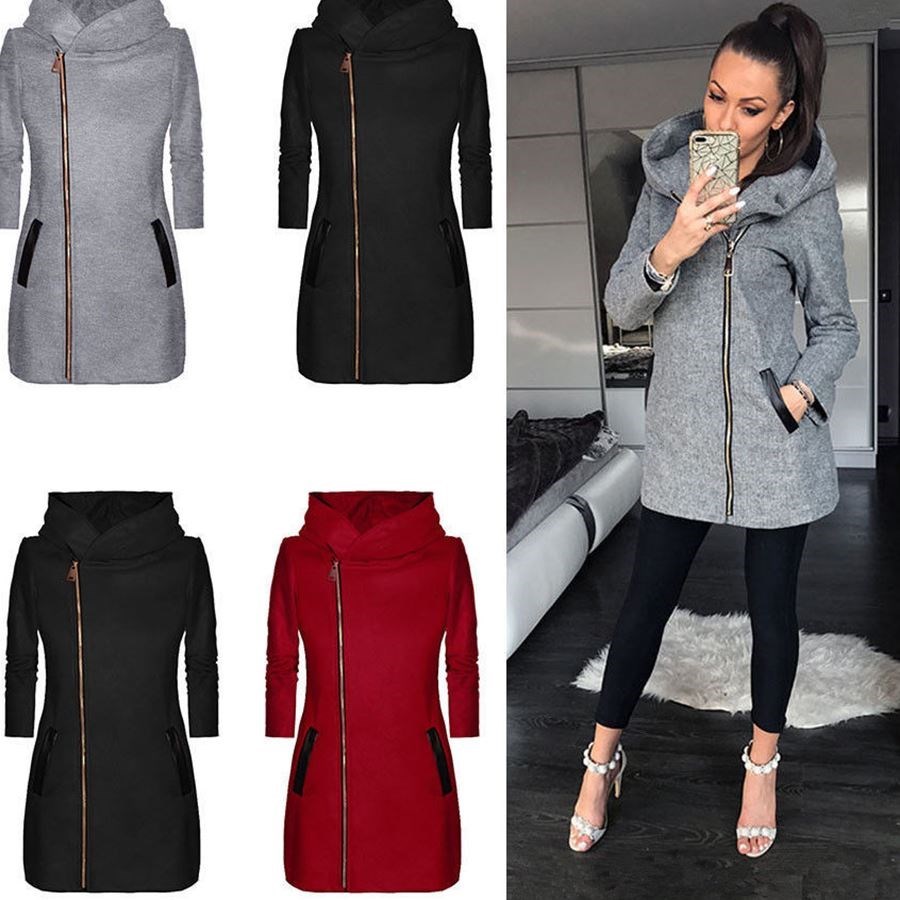 Women winter clothes warm Sweater plus size Long jacket coat-图2