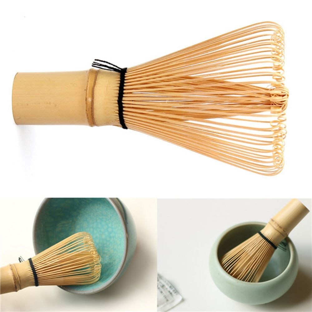 japanese ceremony bamboo 64 matcha powder whisk green tea ch-图2