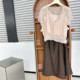 Grapefruit ສີບົວຝຣັ່ງອ່ອນໂຍນເສື້ອ chiffon temperament chiffon ເດີນທາງປະຈໍາວັນອອກແບບເຊື້ອເຫັດແຂນສັ້ນເສື້ອ V-neck 26 summer