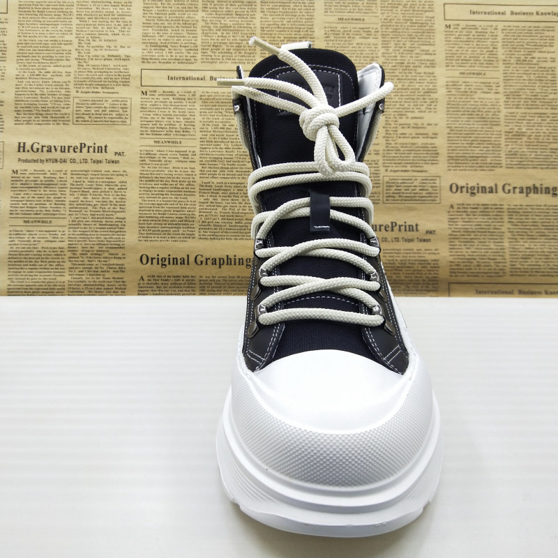 撤柜厚底轻便防滑厚底圆头高帮休闲帆布鞋圆头帅气潮流男鞋工装鞋,淘宝优惠券,粉丝福利购,淘宝优惠卷