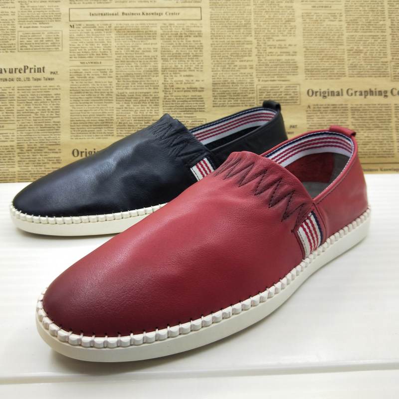 撤柜真皮头层牛皮一脚蹬防滑透气休闲板鞋上线豆豆鞋百搭软底男鞋,淘宝优惠券,粉丝福利购,淘宝优惠卷