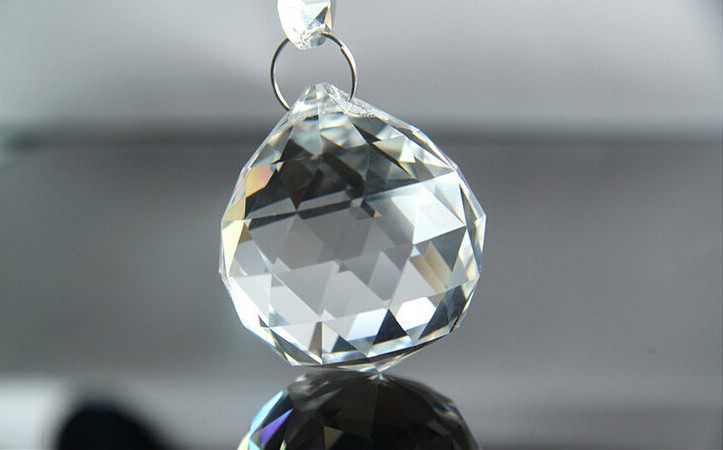 灯饰水晶球 40#灯饰球珠帘吊球吊坠子灯配件挂件30透明白色玻璃球,淘宝优惠券,粉丝福利购,淘宝优惠卷