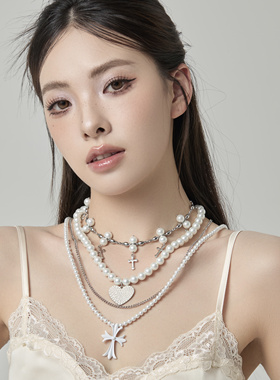 Starfire仿珍珠百搭女锁骨链