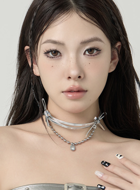 Starfire皮革女高级感锁骨链