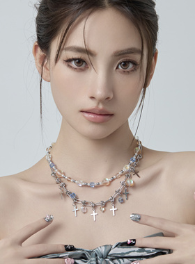 Starfire铜合金小众女锁骨链