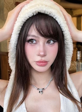 水钻蝴蝶结项链女复古气质