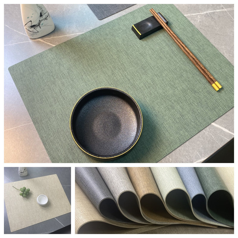 北欧高颜值餐垫桌垫碗垫皮革防水西餐酒店用茶几餐桌垫子防水定制,淘宝优惠券,粉丝福利购,淘宝优惠卷