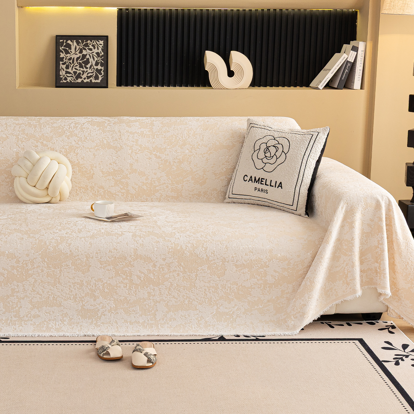 2025新款沙发盖布巾四季通用防滑防猫抓防尘沙发套罩盖巾沙发垫子 - 图2