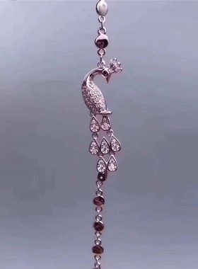 纯银孔雀时尚风情人节礼物现货