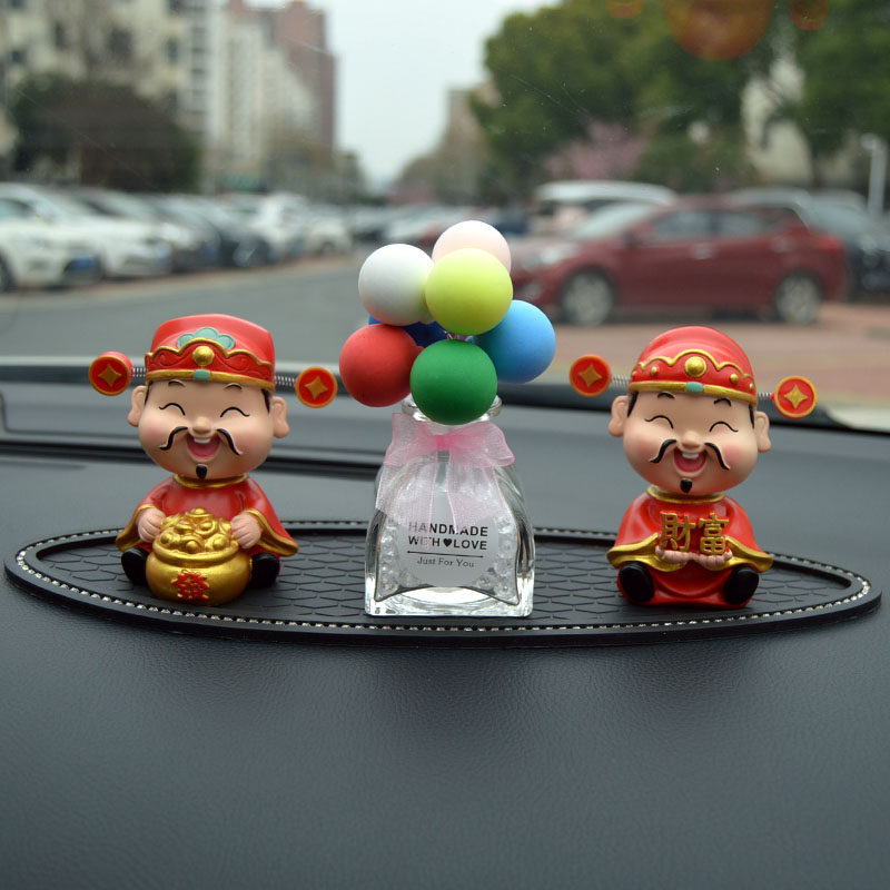 2025新款汽车摆件摇头财神爷高档车内饰品男士车载中控台装饰用品,淘宝优惠券,粉丝福利购,淘宝优惠卷