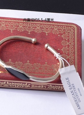 欧美风饰品黑色滴油开口手镯