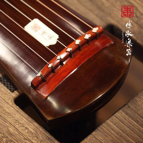 传承牌古琴初学者入门伏羲仲尼式桐木练习琴便携掌柜推荐七弦琴 - 图0