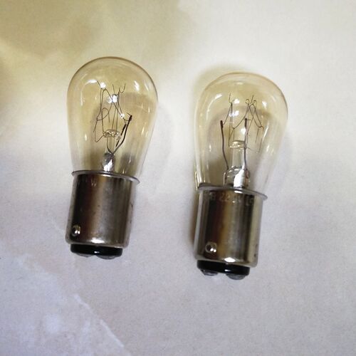 机床仪器指示灯汽车灯泡B15 6V12V24V110V220V15W卡口黄光钨丝灯 - 图3