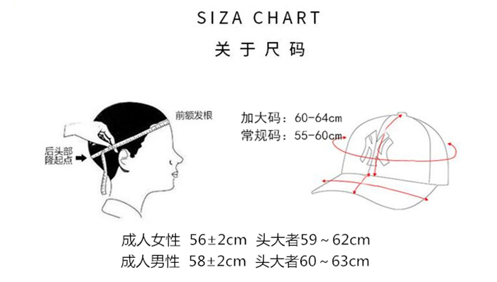 特大头围65cm以上可戴的棒球帽欧美加大加深大码男女显脸小鸭舌帽-图3