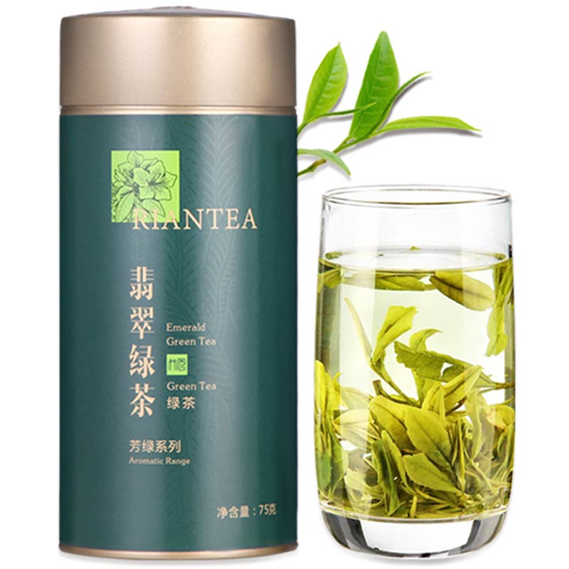【顺丰】林恩翡翠绿茶江西茶送礼送长辈礼盒散茶75g罐装2024新茶