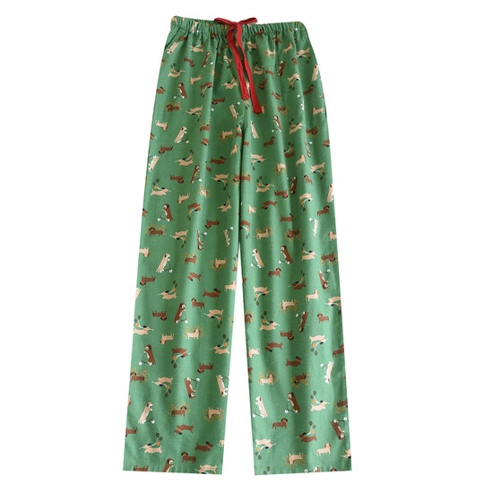 Pure cotton brushed women's cartoon pajamas
