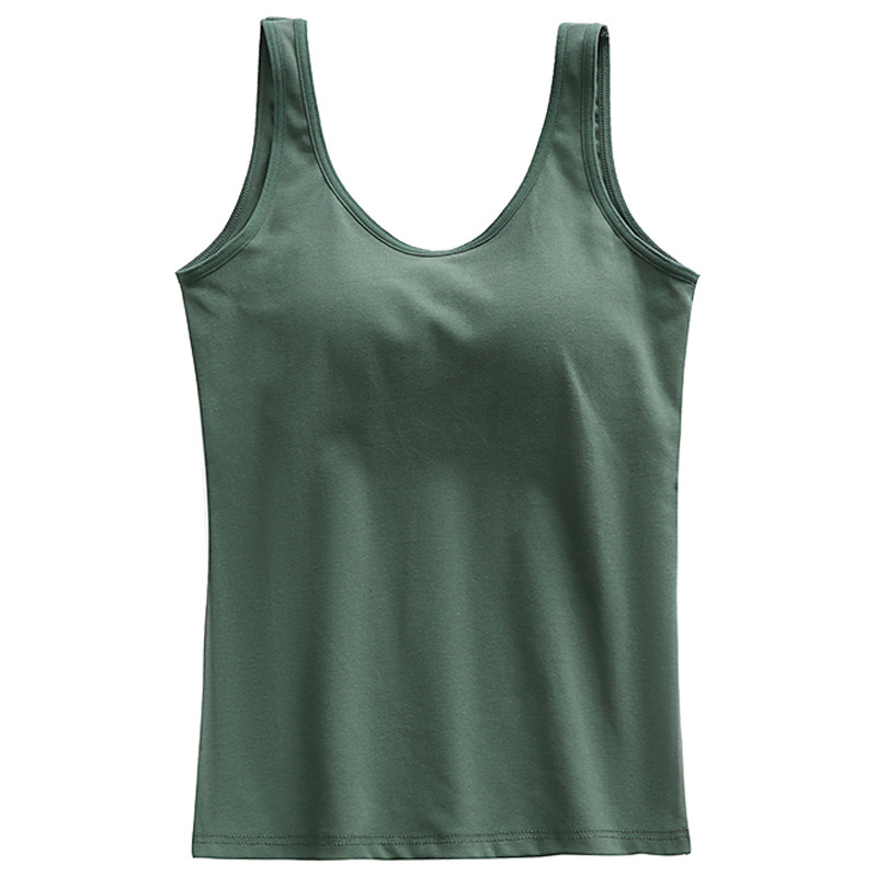 带胸垫吊带背心女内搭外穿2025新款白色纯棉打底无袖黑色上衣夏季,淘宝优惠券,粉丝福利购,淘宝优惠卷